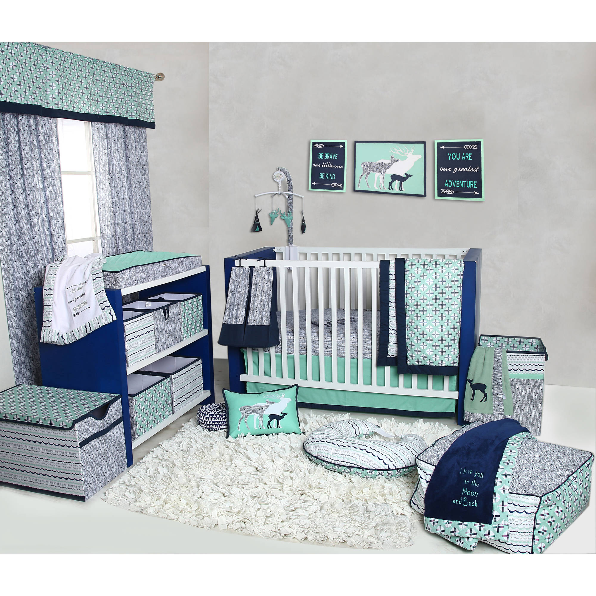 Unisex crib hot sale bedding