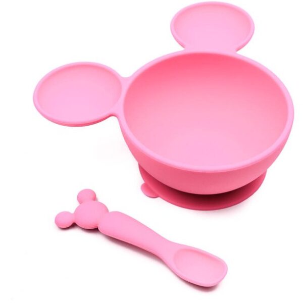 Baby Silicone Suction Bowl and Spoon - Image 2